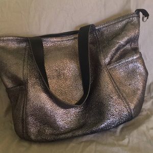 Purse, silver, dressy or casual